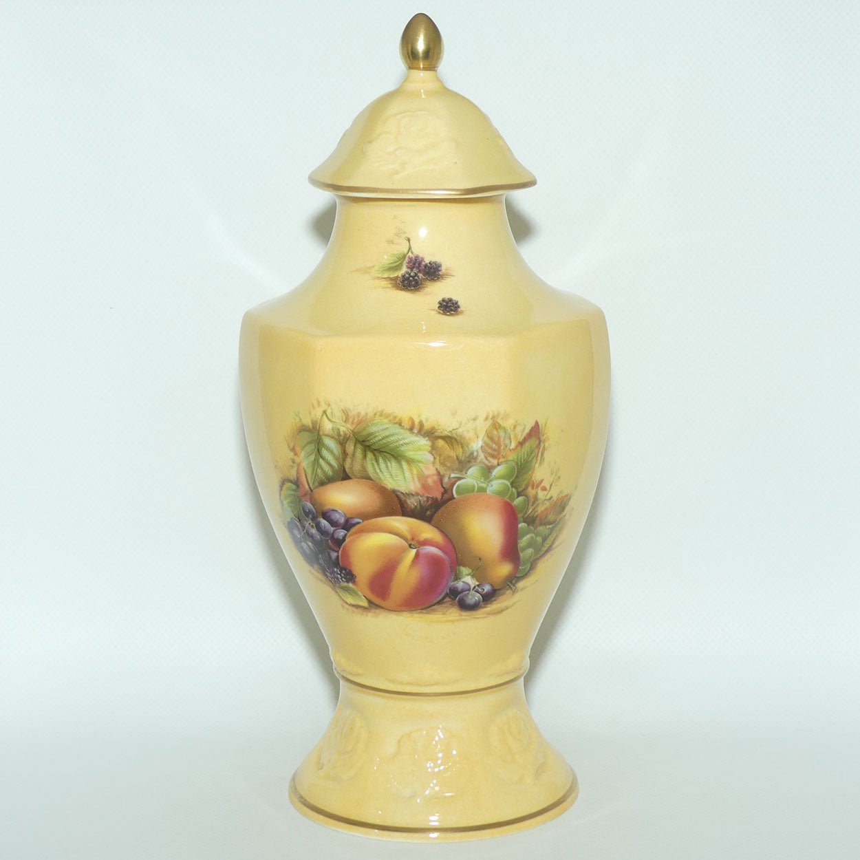 Aynsley Orchard Gold Millenium Rose Lidded vase | Limited Edition