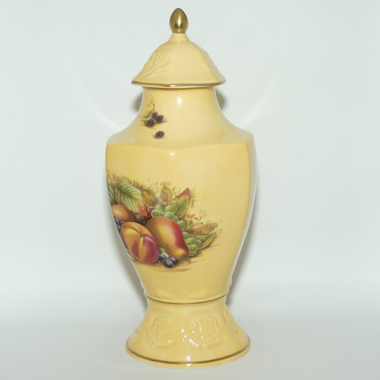 Aynsley Orchard Gold Millenium Rose Lidded vase | Limited Edition