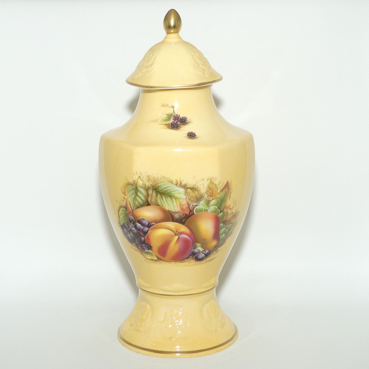 Aynsley Orchard Gold Millenium Rose Lidded vase | Limited Edition