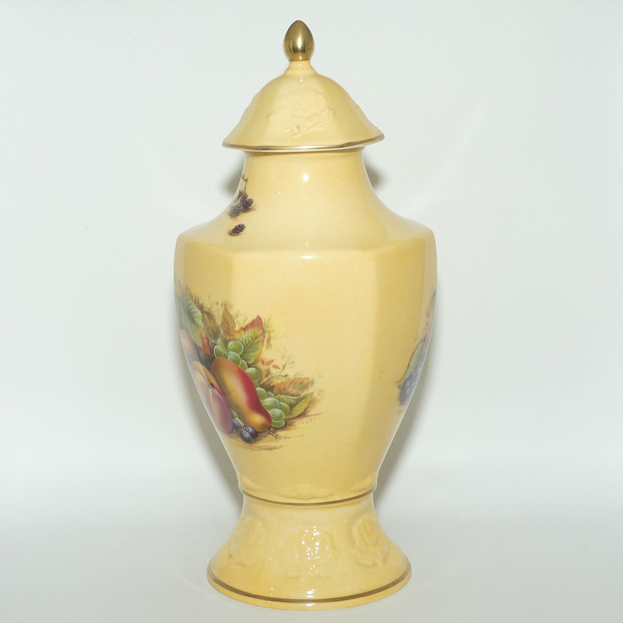 Aynsley Orchard Gold Millenium Rose Lidded vase | Limited Edition