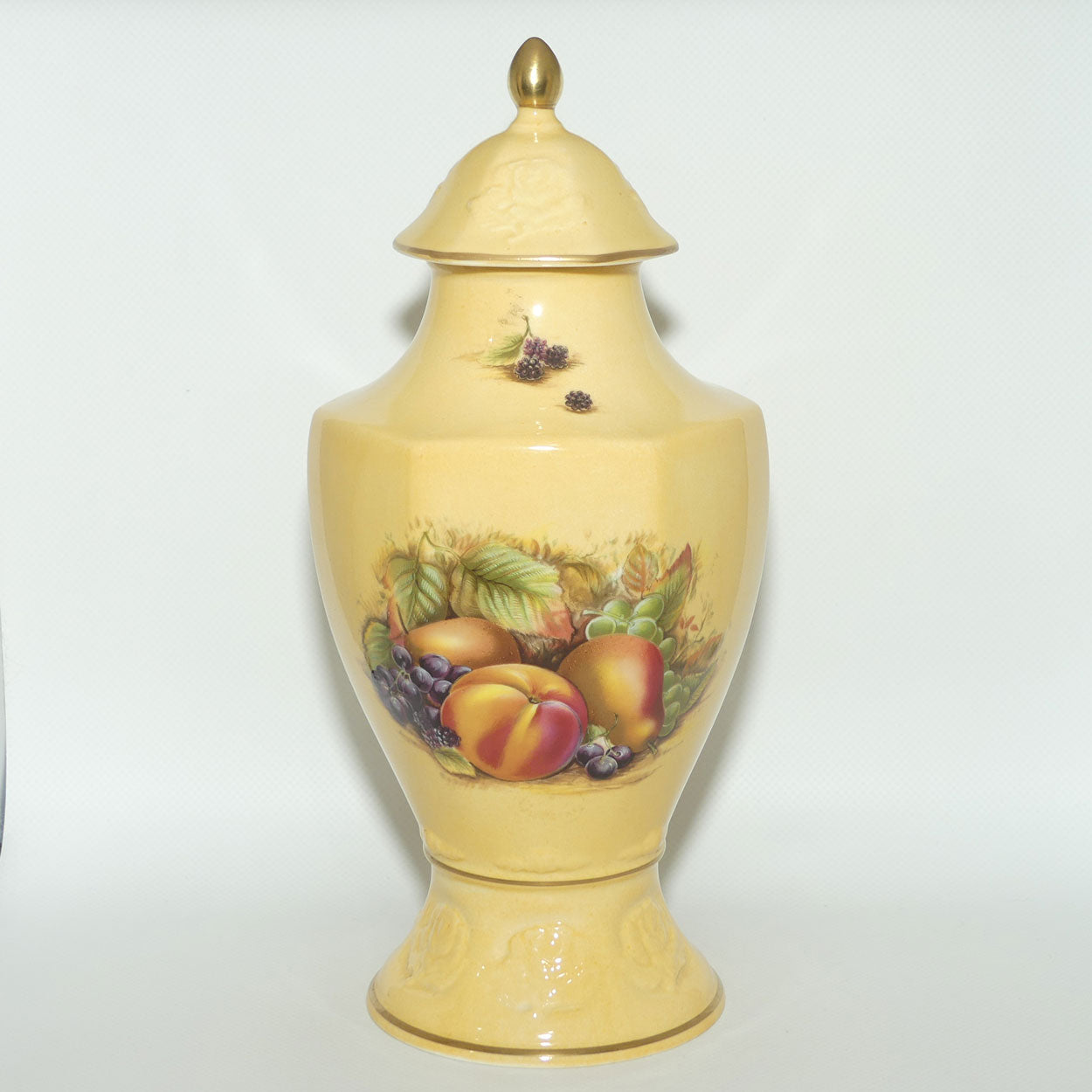 Aynsley Orchard Gold Millenium Rose Lidded vase | Limited Edition