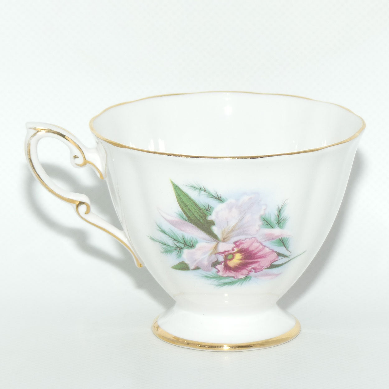 Royal Standard Orchid pattern tea trio | 2491Y |  #1