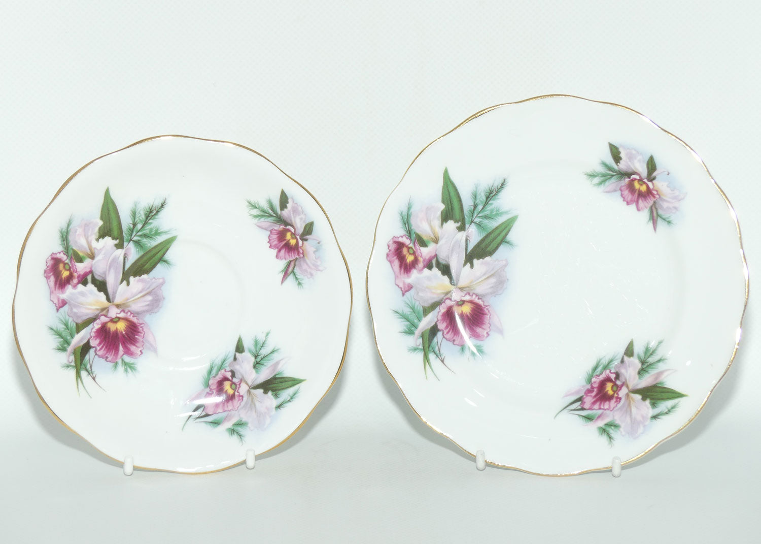 Royal Standard Orchid pattern tea trio | 2491Y | #2
