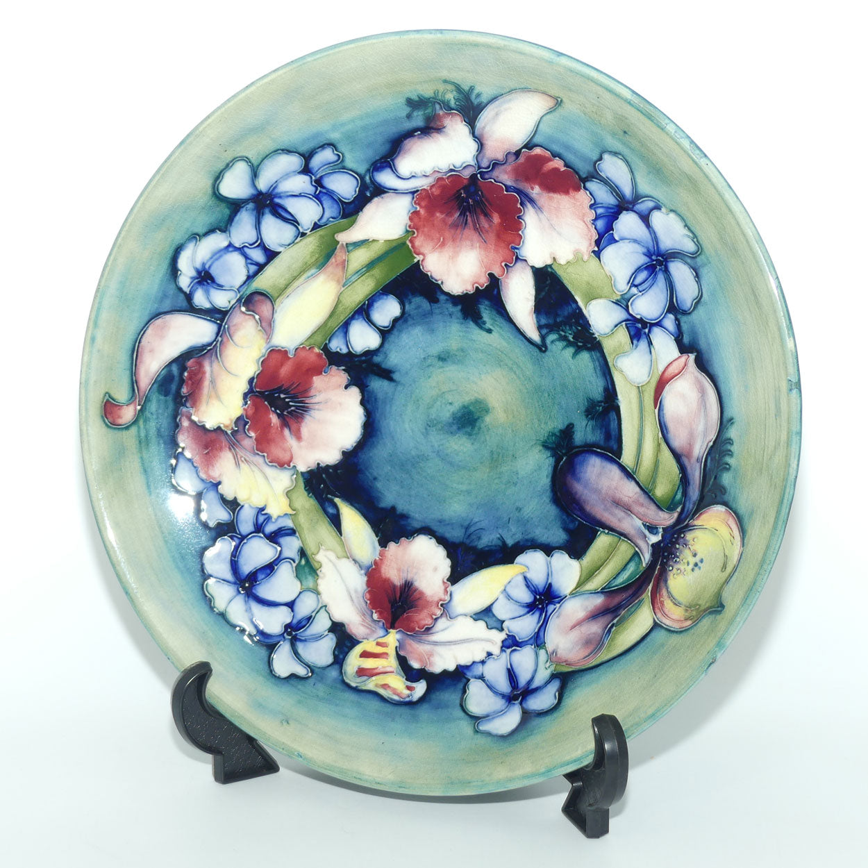 William Moorcroft Orchid 784/12 large plate