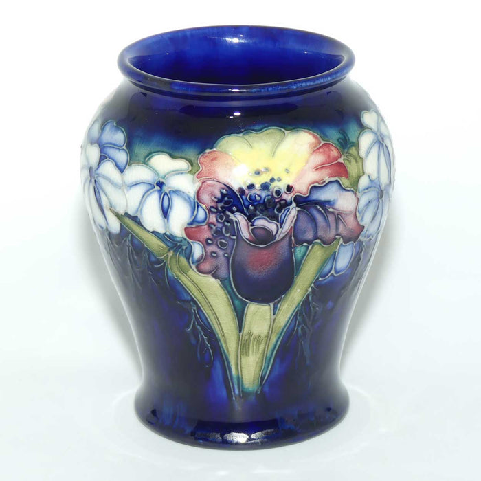 Walter Moorcroft Orchid on Blue Ground 146/5 vase  | #1