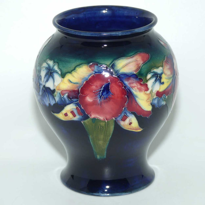 Walter Moorcroft Orchid on Blue Ground 146/5 vase | #2