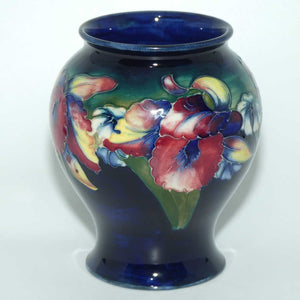 Walter Moorcroft Orchid (Blue) 146/5 vase #2