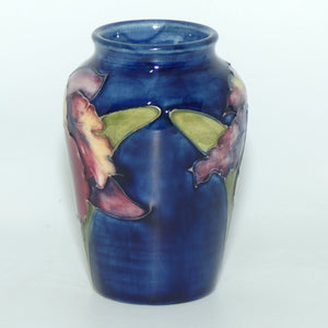 Walter Moorcroft Orchid (Blue) 18/4 miniature vase