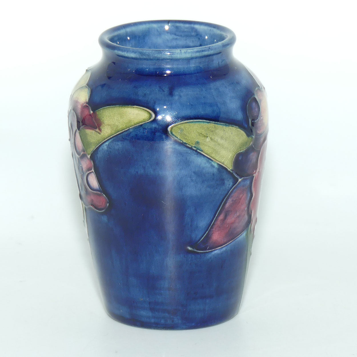 Walter Moorcroft Orchid (Blue) 18/4 miniature vase