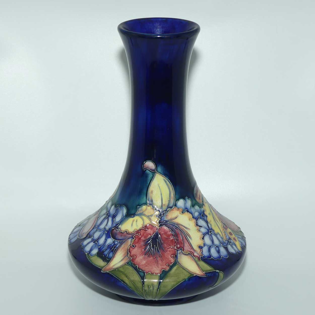 Walter Moorcroft Orchid (Blue) 62/12 vase