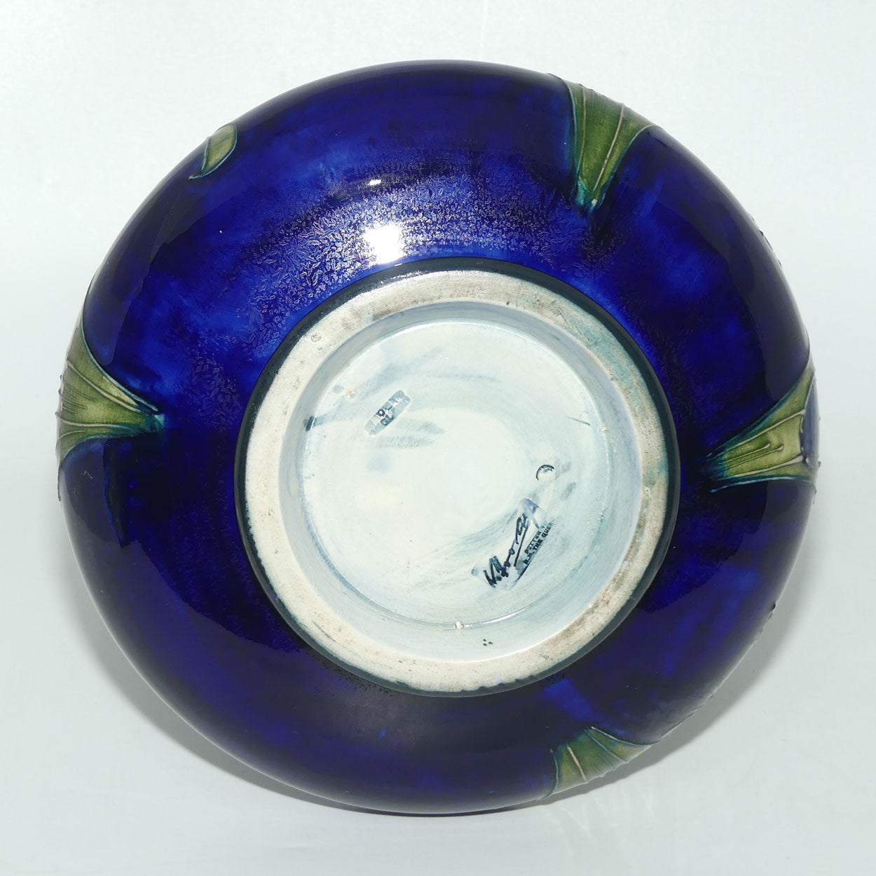 Walter Moorcroft Orchid on Blue Ground 62/12 vase