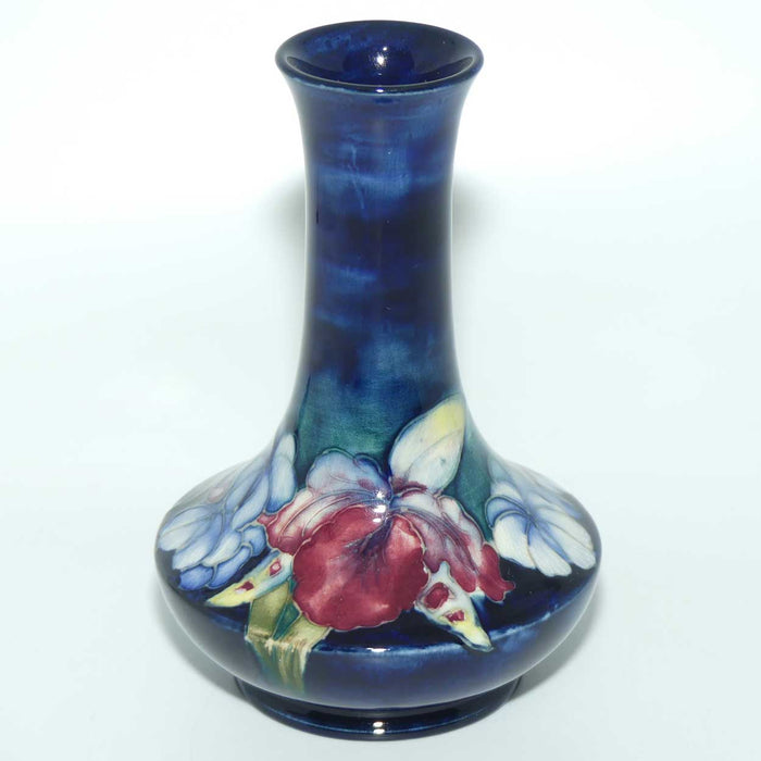 Walter Moorcroft Orchid on Blue Ground 62/6 vase | #2