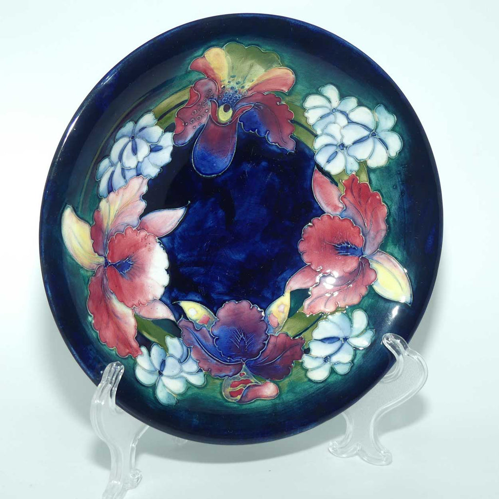 Walter Moorcroft Orchid (Blue) bowl | 25cm