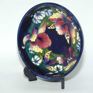 Walter Moorcroft Orchid (Blue) bowl | 22cm