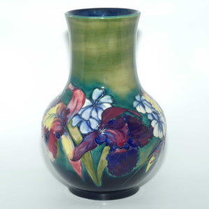 Walter Moorcroft Orchid on Green ground huge vase