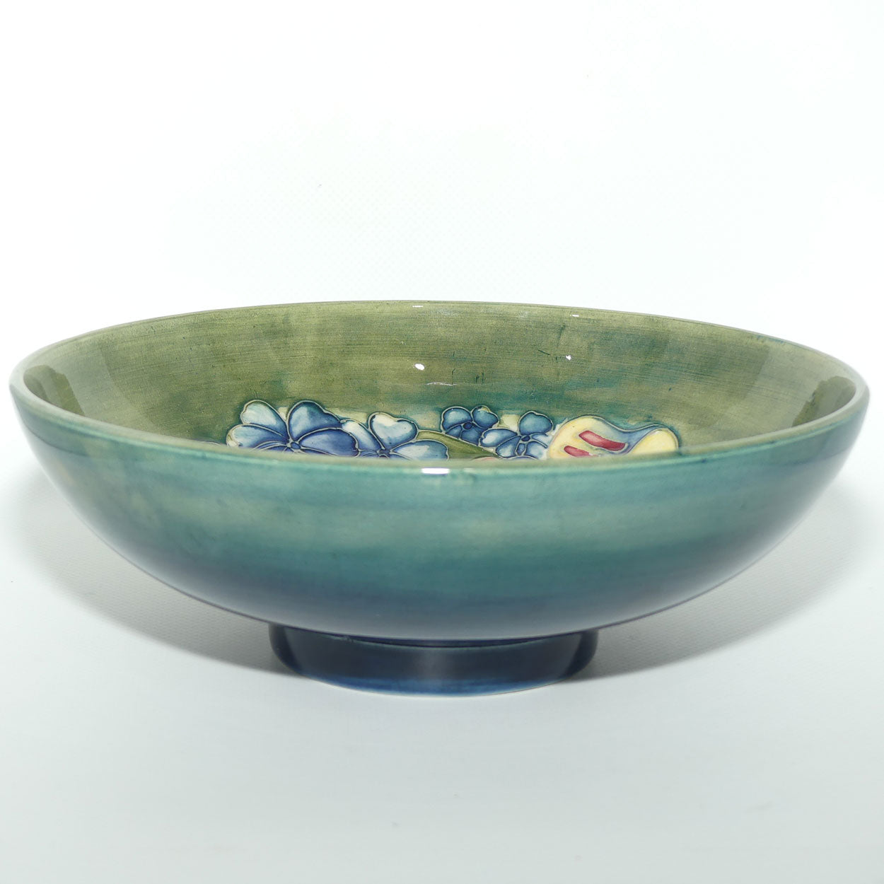 Walter Moorcroft Orchid (Green) deep bowl #2