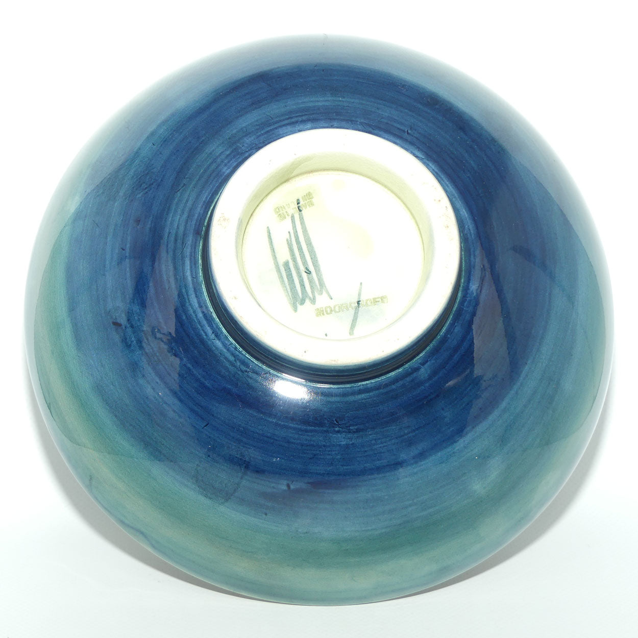 Walter Moorcroft Orchid (Green) deep bowl #2