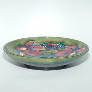 Walter Moorcroft Orchid (Green) large shallow bowl