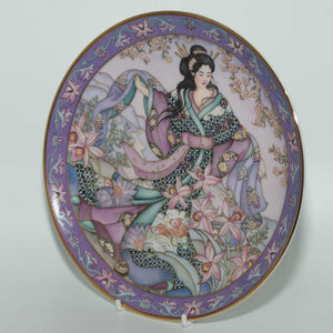 Royal Doulton Flower Maiden plate by Marty Noble | Orchid Maiden | boxed