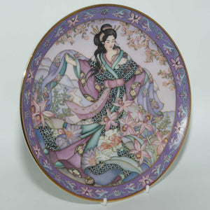 Royal Doulton Flower Maiden plate by Marty Noble | Orchid Maiden | boxed