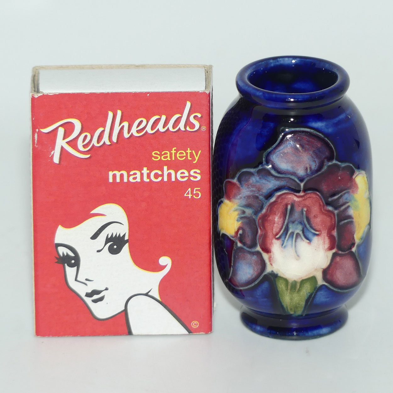 Walter Moorcroft Orchid miniature vase #2