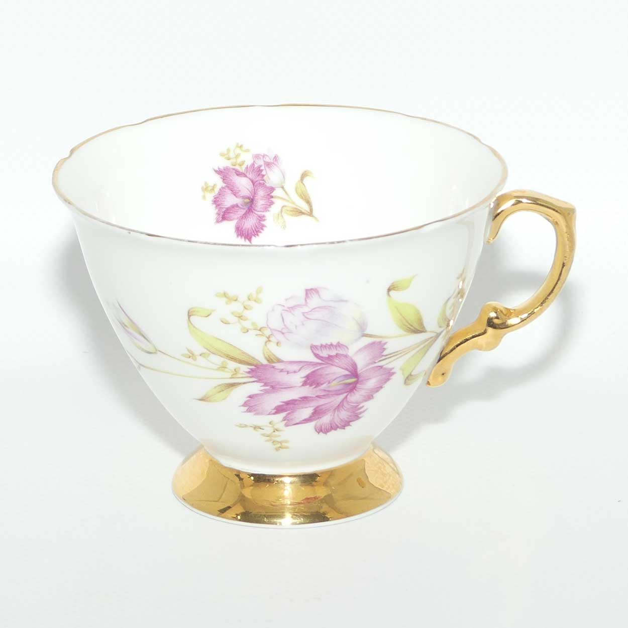 Hammersley Bone China Frilled Orchid trio
