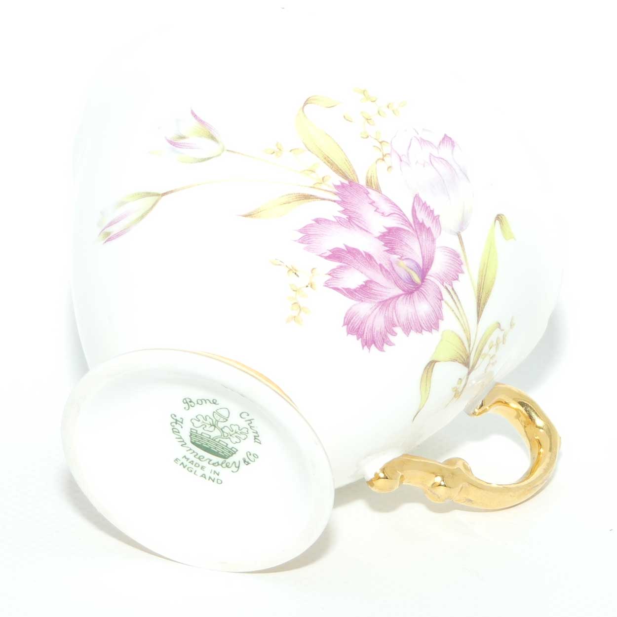 Hammersley Bone China Frilled Orchid trio