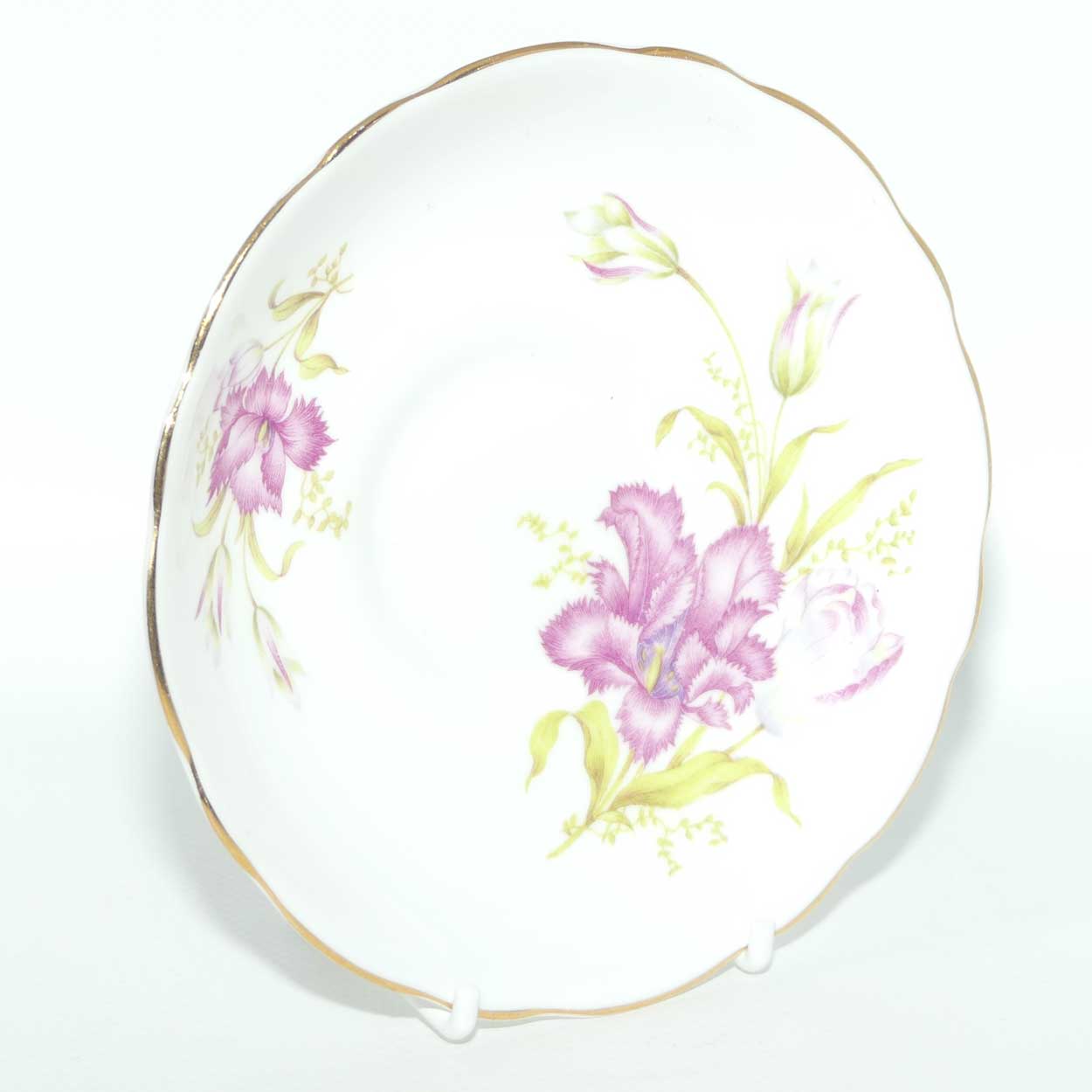 Hammersley Bone China Frilled Orchid trio