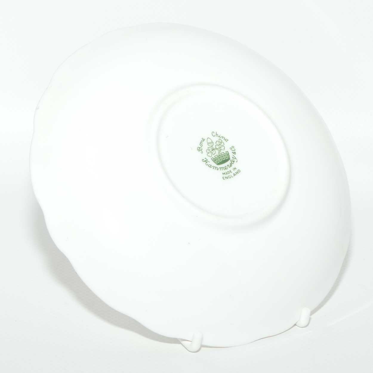 Hammersley Bone China Frilled Orchid trio