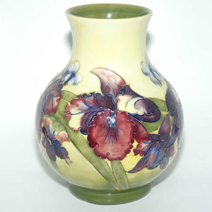 Walter Moorcroft Orchid (Yellow) 869/9 vase