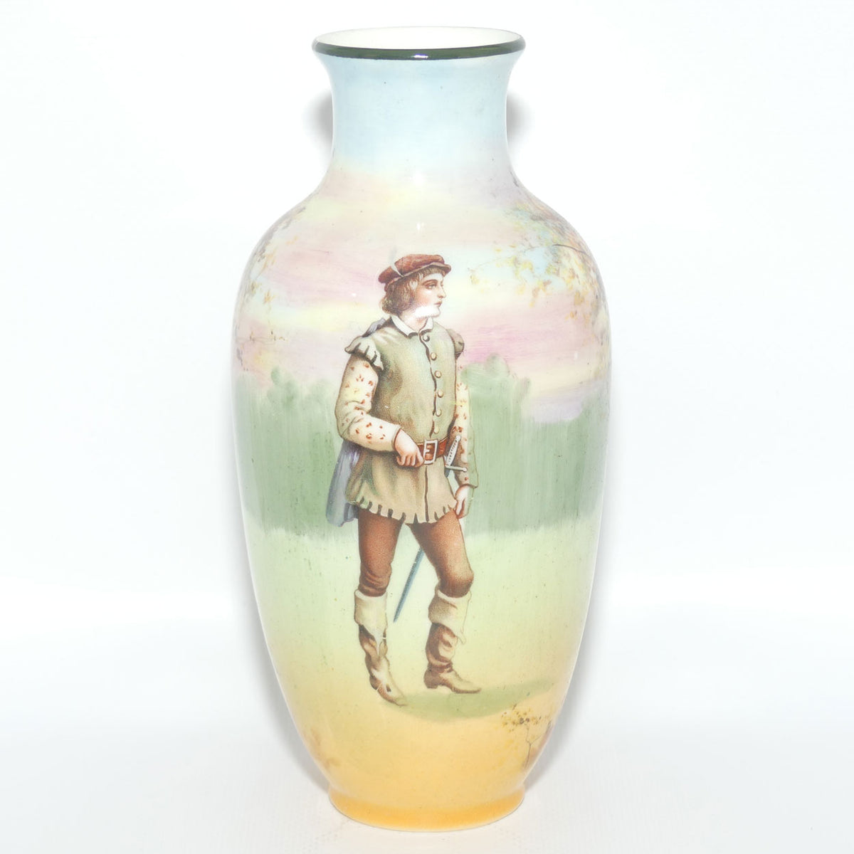 Royal Doulton Shakespearean Orlando vase