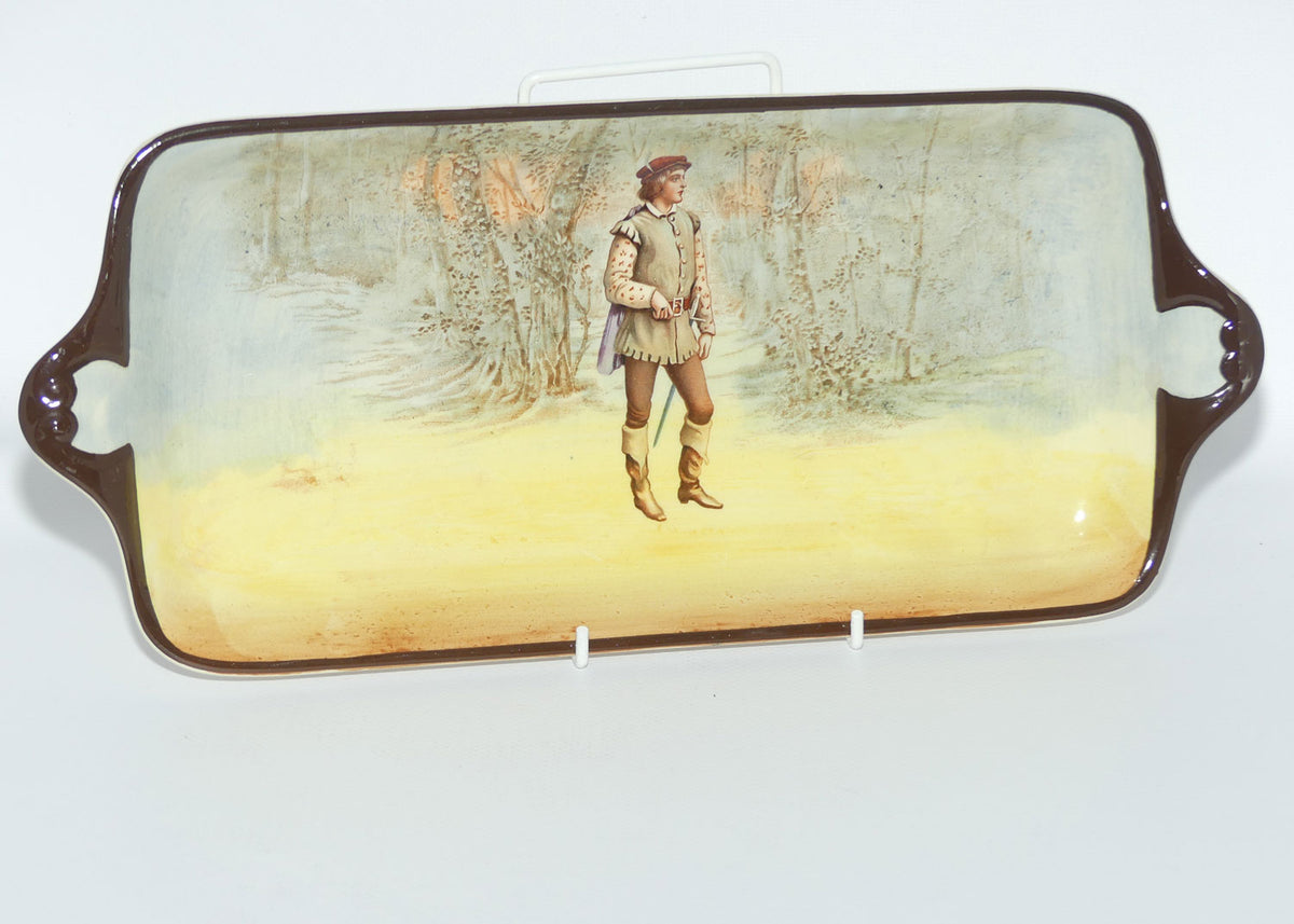 Royal Doulton Shakespearean Orlando large sandwich tray D3596