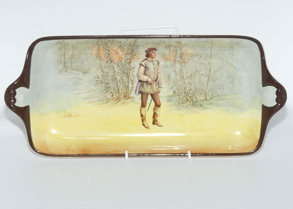 Royal Doulton Shakespearean Orlando large sandwich tray D3596