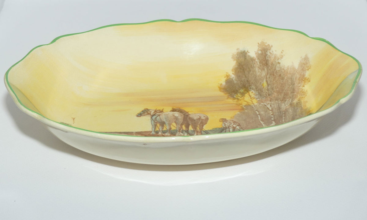 Royal Doulton Ploughing large oval bowl D5650