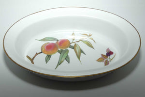 Royal Worcester Vitreous Bakeware | Evesham pattern | Gold Trim | Oval Serving dish