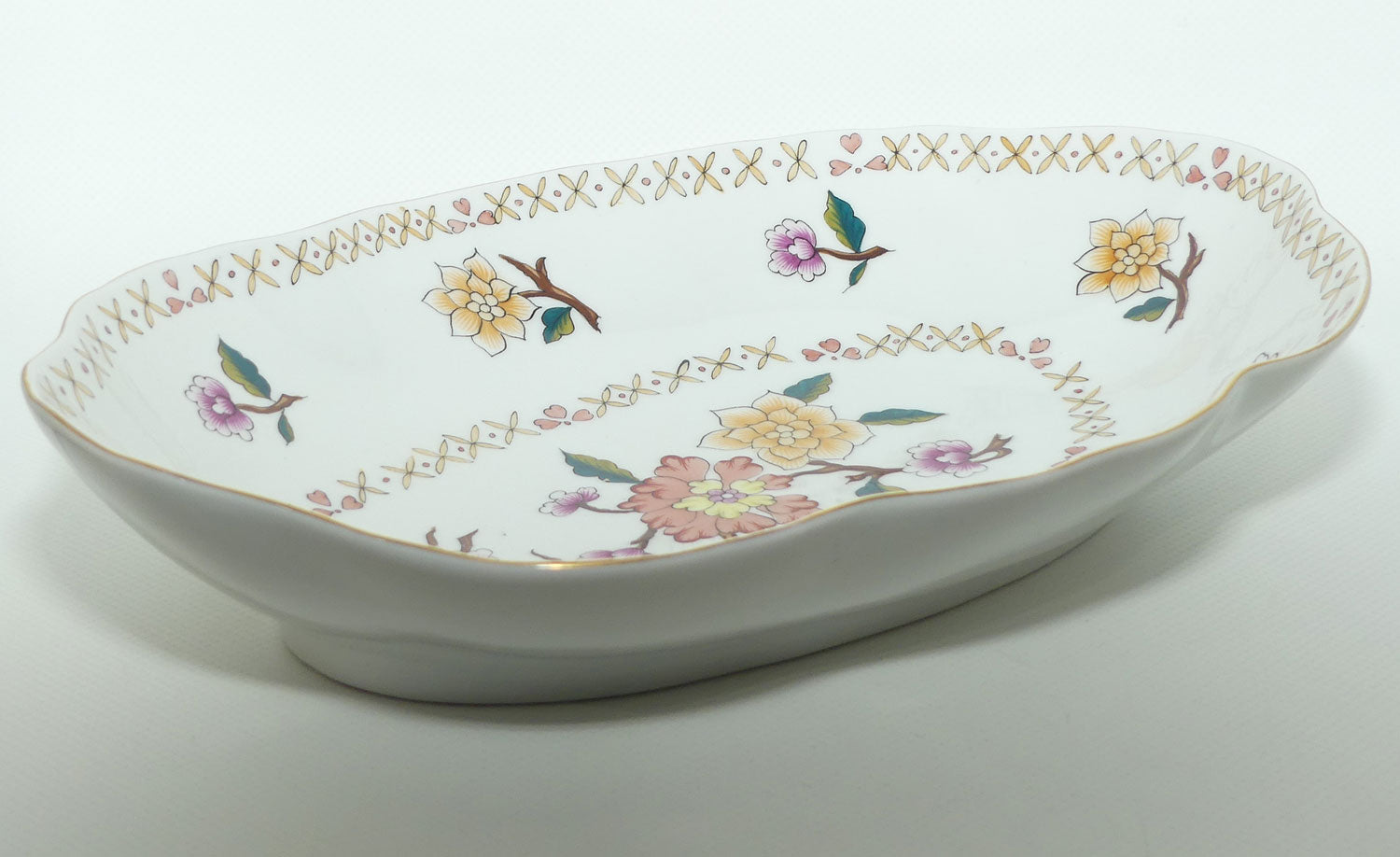 Vintage Hollohaza Hungary Indian Tree bowl