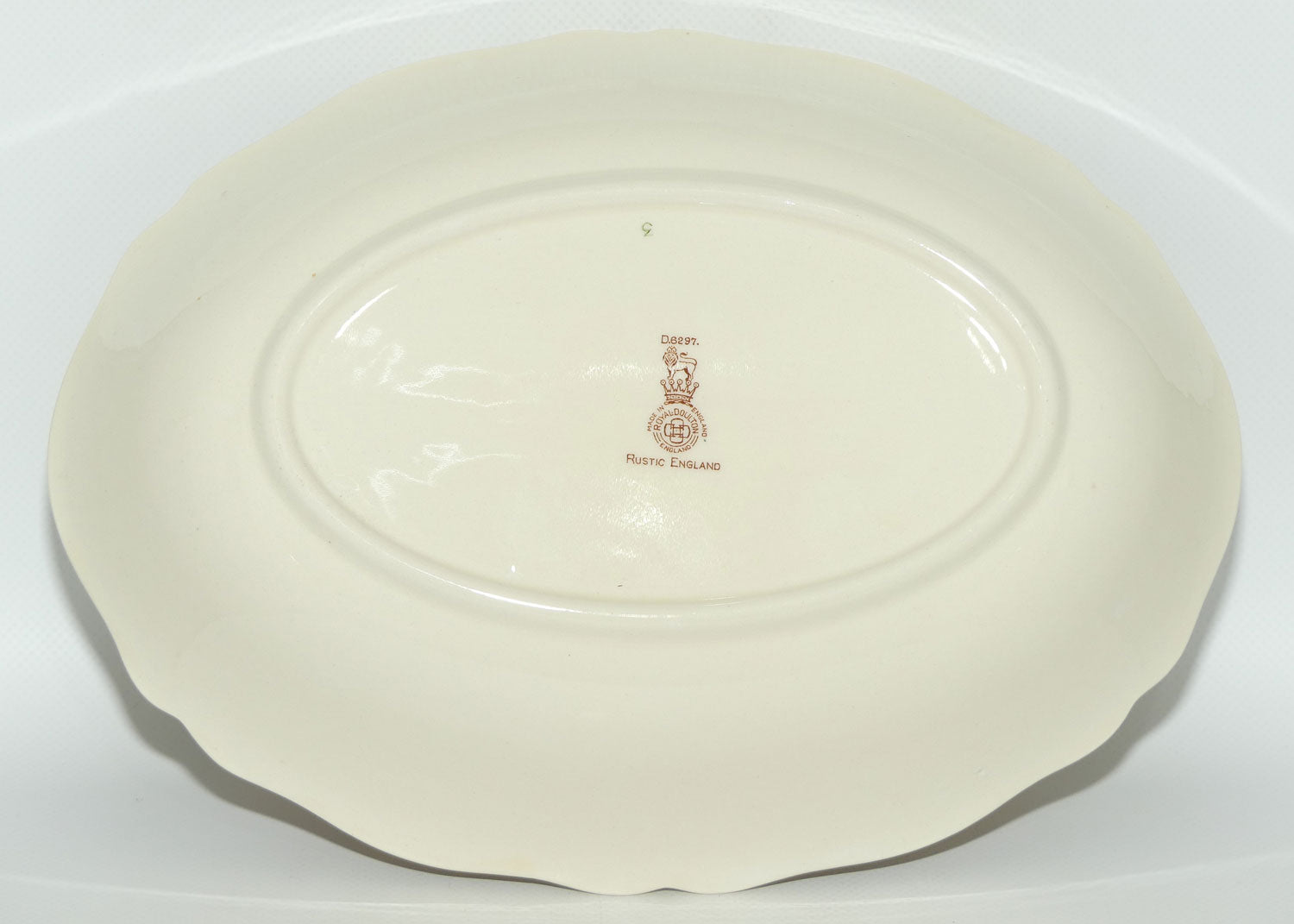 Royal Doulton Rustic England large oval bowl D6297