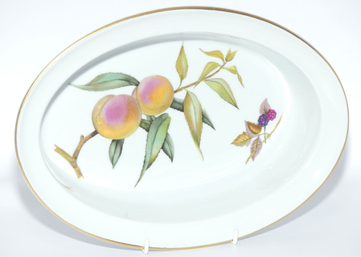 Royal Worcester Fine Porcelain | Evesham pattern | oval baking dish | 28.5cm wide