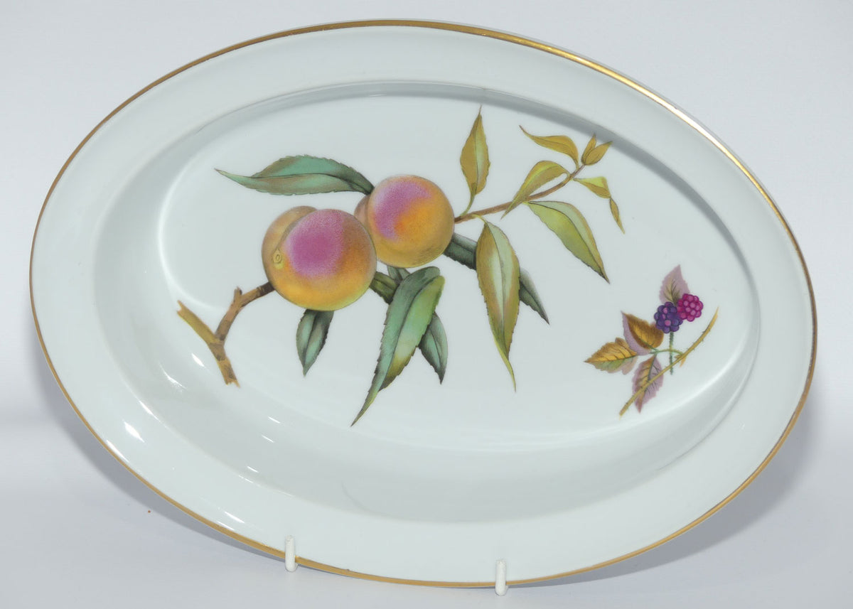 Royal Worcester Fine Porcelain | Evesham pattern | oval baking dish | 28.5cm wide