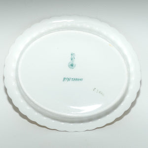 Royal Doulton Coaching Days oval dish E3804 | Rare Scene | Horn Sounding, Group of Passengers