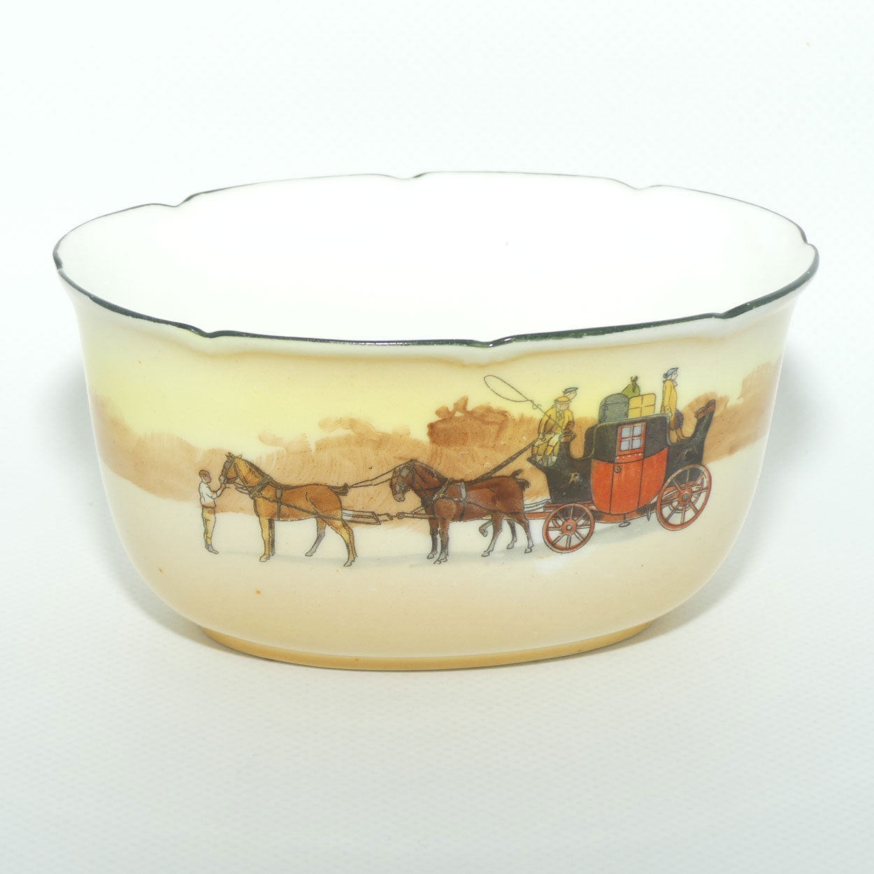 Royal Doulton Coaching Days oval sugar bowl E3804 | Early backstamp