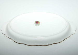 Royal Albert Bone China England Old Country Roses oval tray | large size | © 1962 Royal Albert Ltd stamp