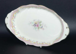 Royal Albert Bone China England Serenity oval tray with tab handles