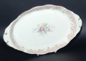 Royal Albert Bone China England Serenity oval tray with tab handles