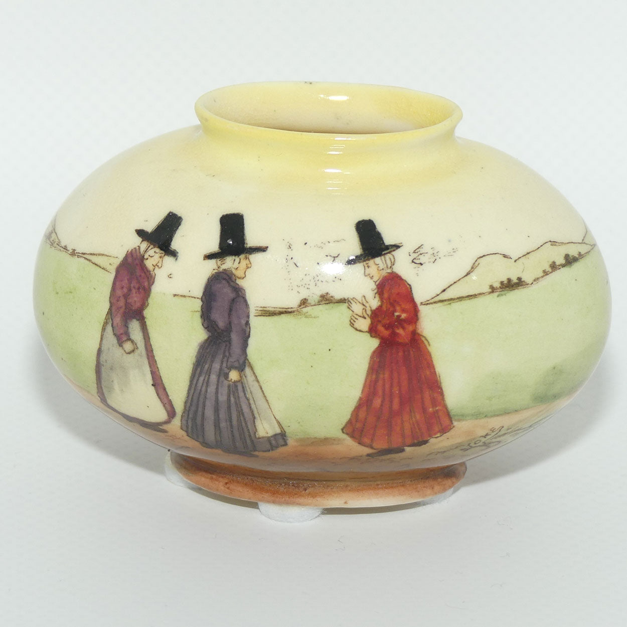 Royal Doulton Welsh miniature egg shape vase | #1
