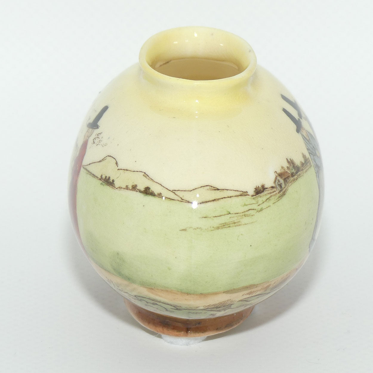 Royal Doulton Welsh miniature egg shape vase | #1