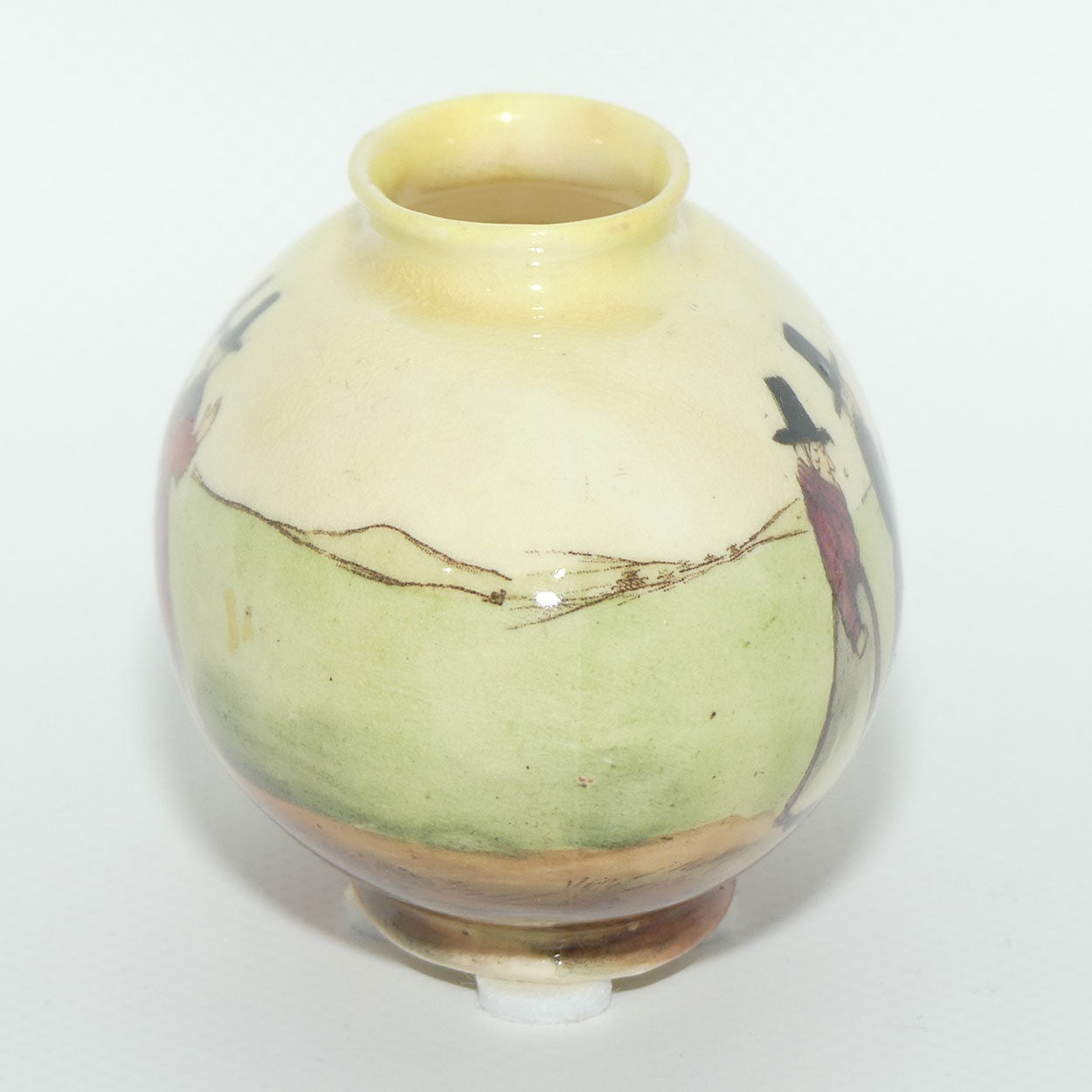 Royal Doulton Welsh miniature egg shape vase | #1
