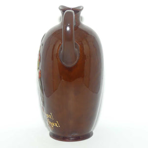 Royal Doulton Kingsware Oyez Oyez teardrop shape flask | Dewar's Whisky