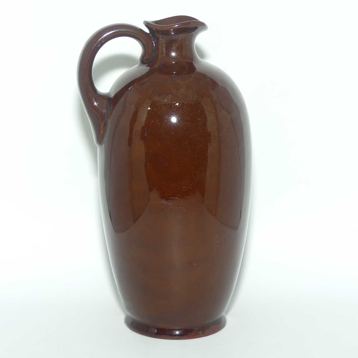 Royal Doulton Kingsware Oyez Oyez teardrop shape flask | Dewar's Whisky