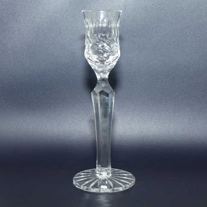 Pair of Fine hexagonal column Crystal candlesticks